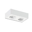 2-lichts Industriële LED Opbouwspot Wit | Artdelight Brooklyn 2L