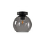 Ronde Glazen Plafondlamp 20cmØ met E27 Rookglas | Artdelight Marino