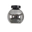 Ronde Glazen Plafondlamp 20cmØ met E27 Chroom | Artdelight Marino