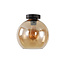 Ronde Glazen Plafondlamp 25cmØ met E27 Amber | Artdelight Marino