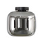 Moderne Glazen Plafondlamp 24cmØ met E27 Chroom | Artdelight Preston