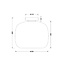 Moderne Glazen Plafondlamp 28cmØ met E27 Chroom | Artdelight Preston