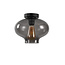 Moderne Glazen Plafondlamp 26,5cmØ met E27 Rookglas | Artdelight Toronto