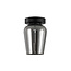 Moderne Glazen Plafondlamp 12,5cmØ met E27 Chroom | Artdelight Tombo