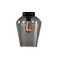 Moderne Glazen Plafondlamp 23cmØ met E27 Rookglas | Artdelight Tombo