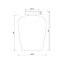 Moderne Glazen Plafondlamp 23cmØ met E27 Chroom | Artdelight Tombo