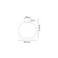 Glazen Design Plafondlamp 40cmØ met E27 Goud/Transparant | Artdelight Rosario
