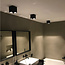 Vierkante LED Design Plafondlamp Zwart | Artdelight Brock