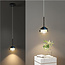 Moderne LED Design Hanglamp Zwart | Artdelight Phoenix