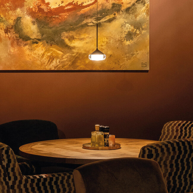 Moderne LED Design Hanglamp Zwart | Artdelight Phoenix
