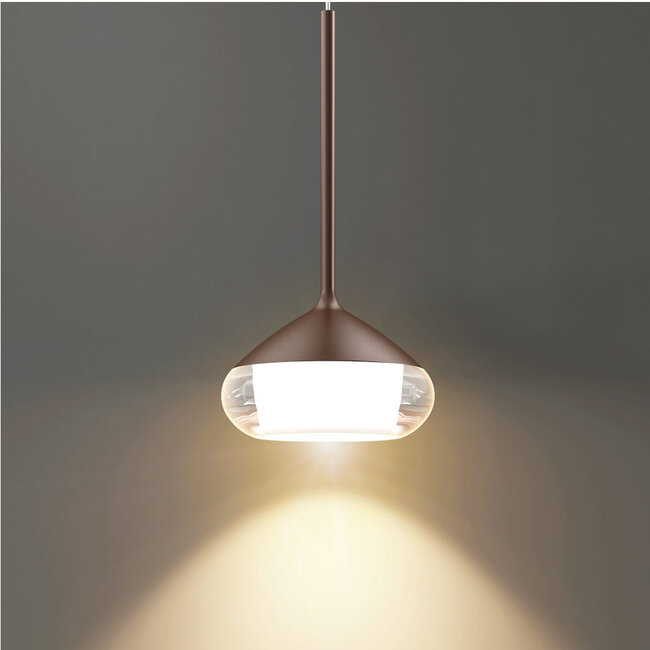 Moderne LED Design Hanglamp Donker Brons | Artdelight Phoenix