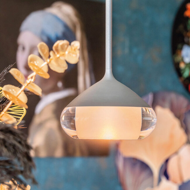 Moderne LED Design Hanglamp Staal Grijs | Artdelight Phoenix