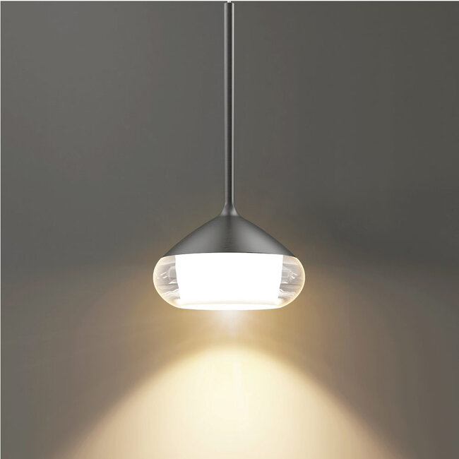 Moderne LED Design Hanglamp Staal Grijs | Artdelight Phoenix