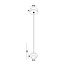 Moderne LED Design Hanglamp Champagne | Artdelight Phoenix