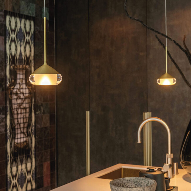 Moderne LED Design Hanglamp Champagne | Artdelight Phoenix