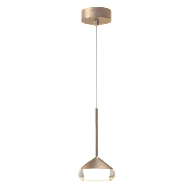 Moderne LED Design Hanglamp Champagne | Artdelight Phoenix