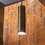 Industriële Hanglamp met GU10 fitting XL Zwart | Artdelight Milano 250