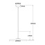 Moderne LED Design Hanglamp Koper | Artdelight Osorno