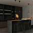 Moderne LED Design Hanglamp Zwart/Rookglas | Artdelight Madison
