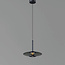 Moderne LED Design Hanglamp Zwart/Rookglas | Artdelight Madison
