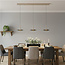 Moderne LED Design 3-lichts Hanglamp Champagne/Koffie | Artdelight Madison