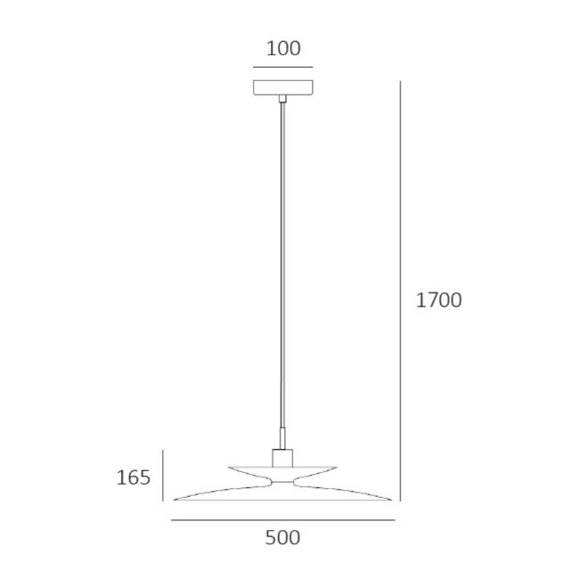 Design Hanglamp met E27 fitting Wit | Artdelight Linares