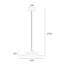 Design Hanglamp met E27 fitting Bruin | Artdelight Linares
