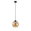 Ronde Glazen Hanglamp 25cmØ met E27 Amber | Artdelight Marino