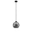 Ronde Glazen Hanglamp 25cmØ met E27 Chroom | Artdelight Marino
