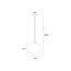 Ronde Glazen Hanglamp 30cmØ met E27 Chroom | Artdelight Marino