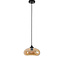Ovale Glazen Hanglamp 28cmØ met E27 Amber | Artdelight Paradise