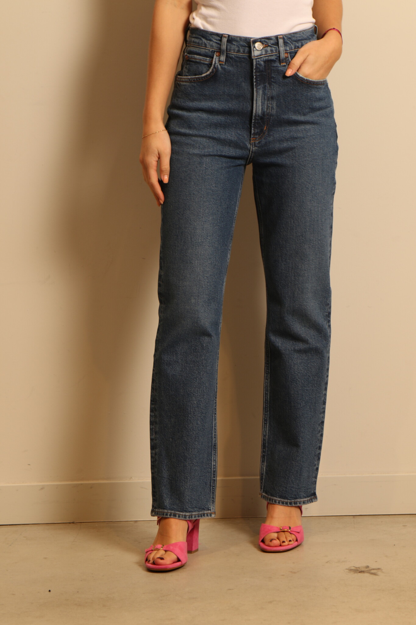 Agolde jeans high rise stovepipe A9096 1370 aspire Bylotte