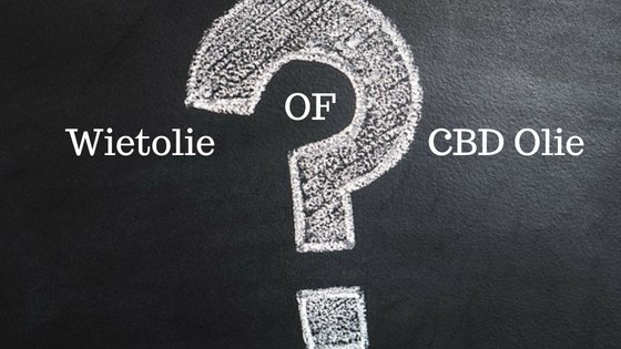 CBD Olie hetzelfde als wietolie