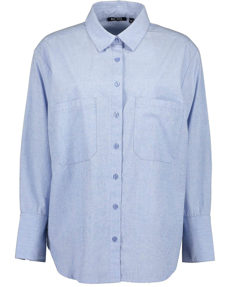 Blue Seven Da hemdbluse mittelblau orig