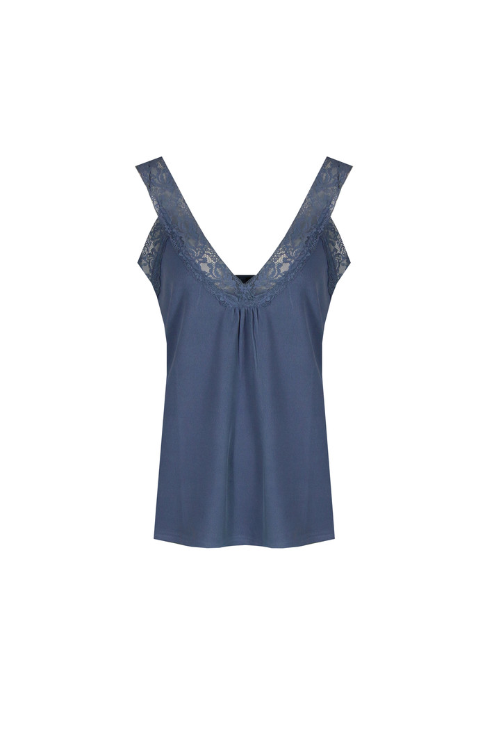 Top Amani jeans licht blauw