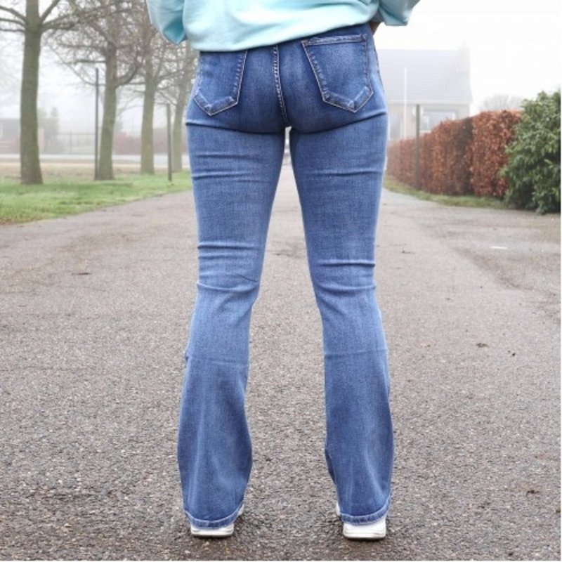 Broek Norfy flared jeans 7658-1