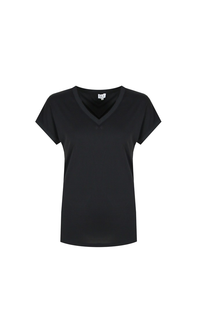 T-shirt Iske zwart