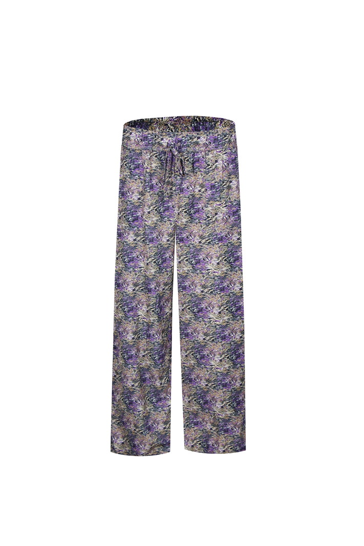 Broek Malissa paars/mix