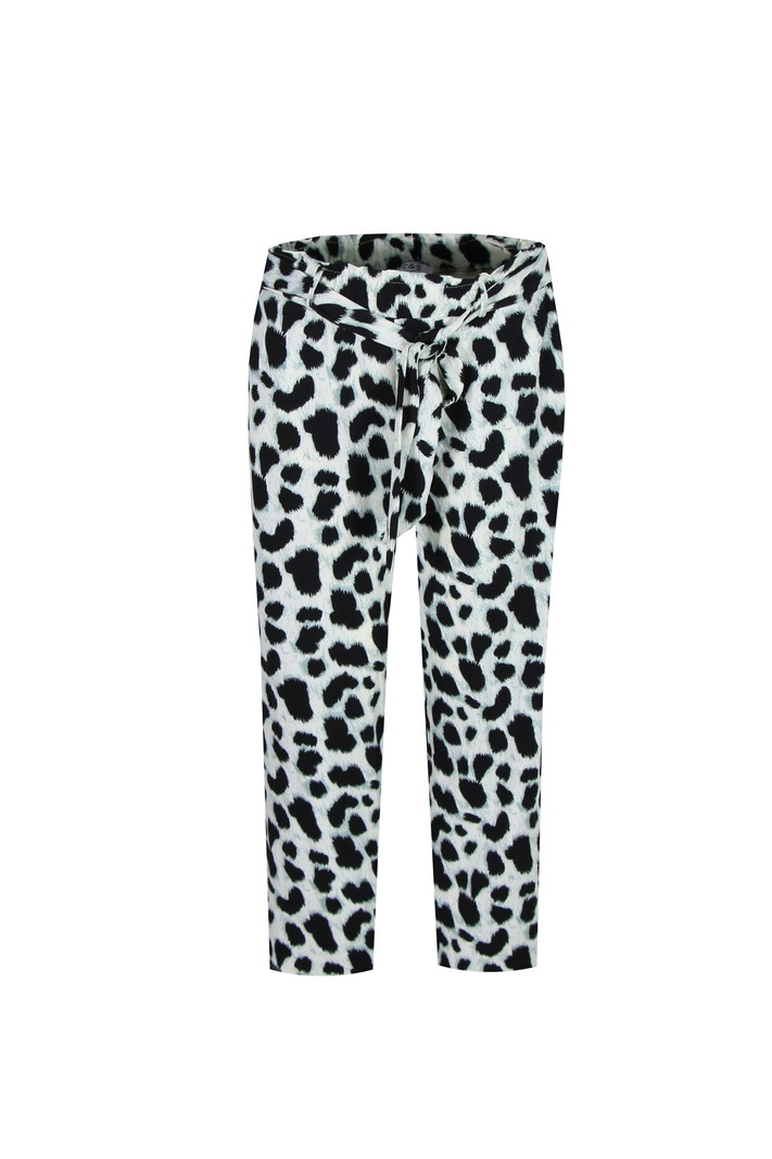 Broek Isee mint groen/off white