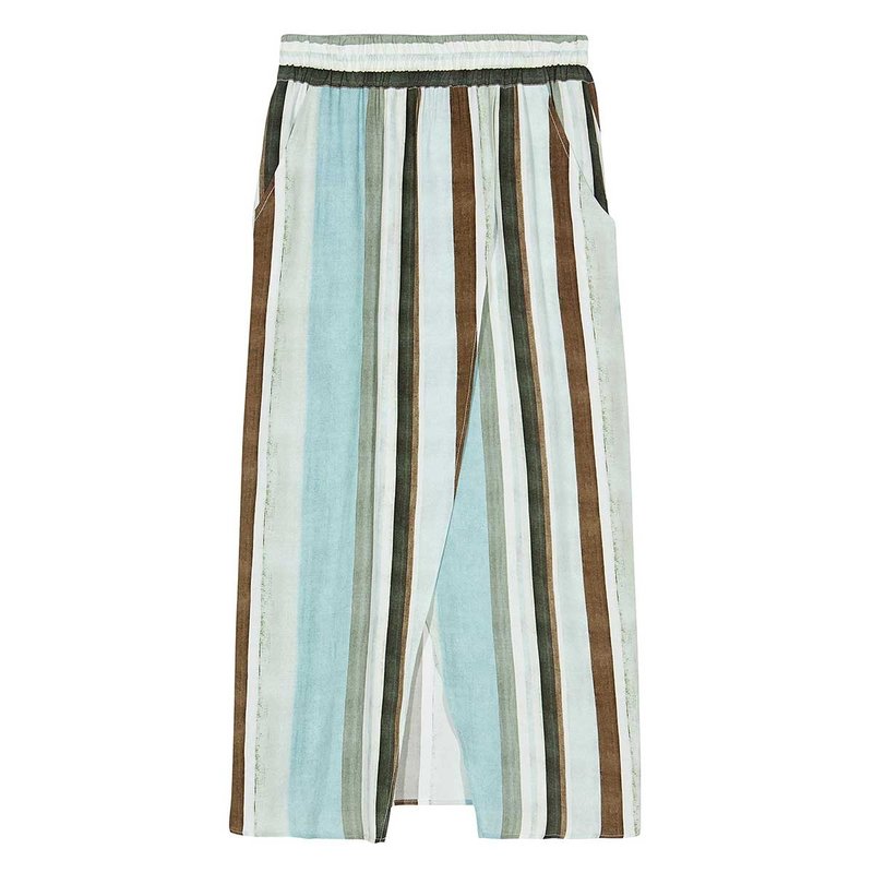 Rok blauw/groen mix
