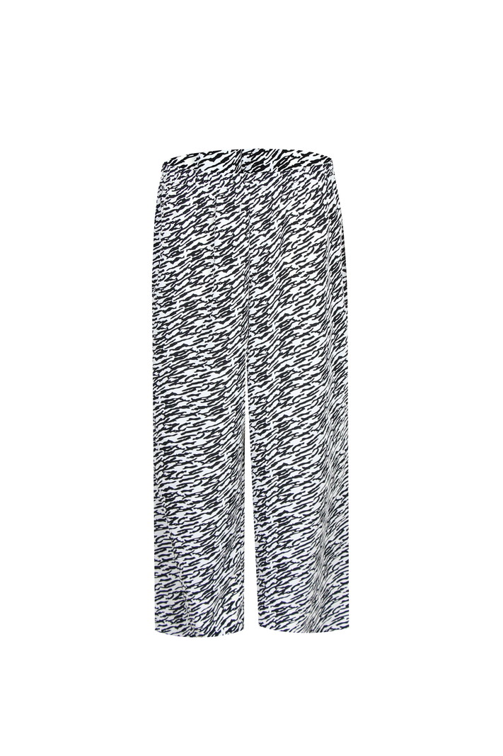 Broek Malissa off white/zwart
