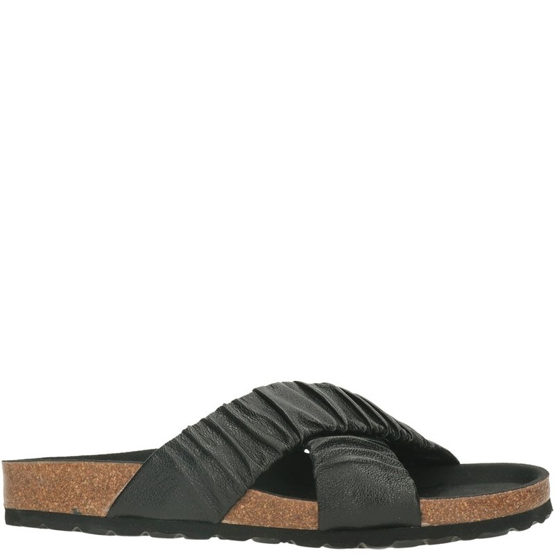 Slipper zwart crossover