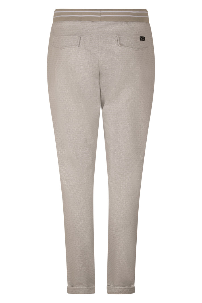 Broek 222 Judy all over printed stone/white