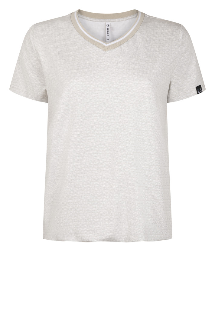 T-shirt 222 Erica sporty stone/white