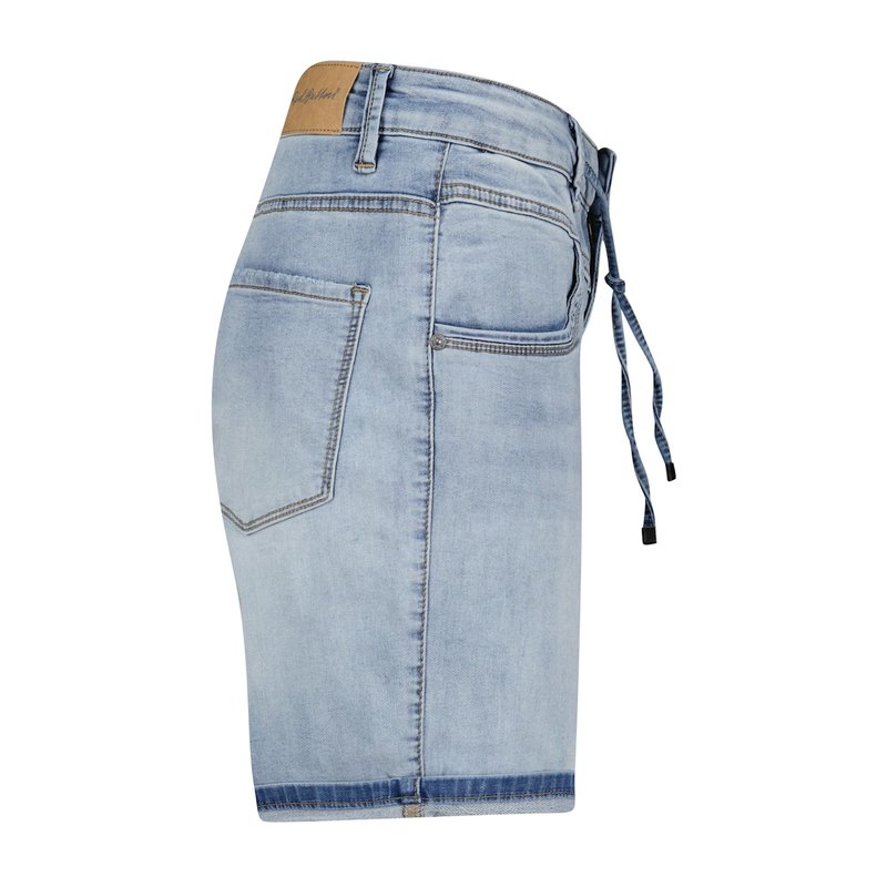 Broek Relax short jog bleach