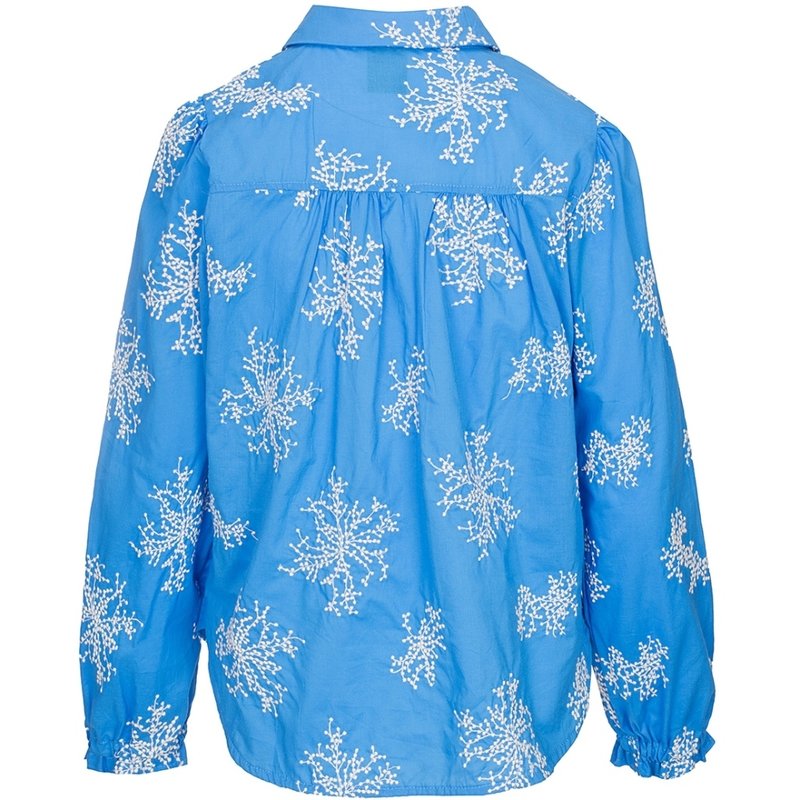 Blouse Sheilana porcelain blue