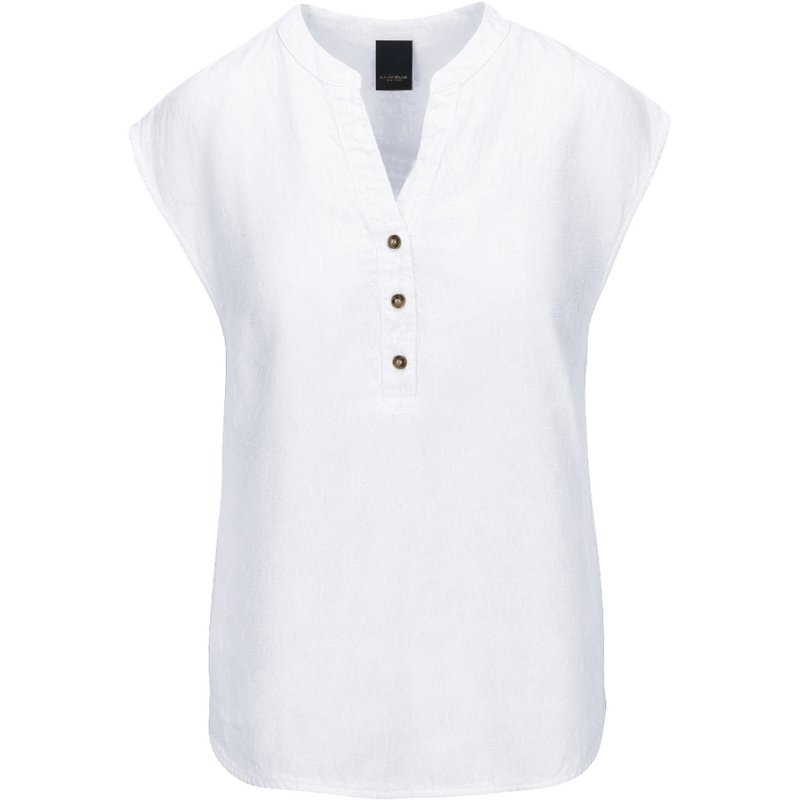 Top Kikanto linnen white