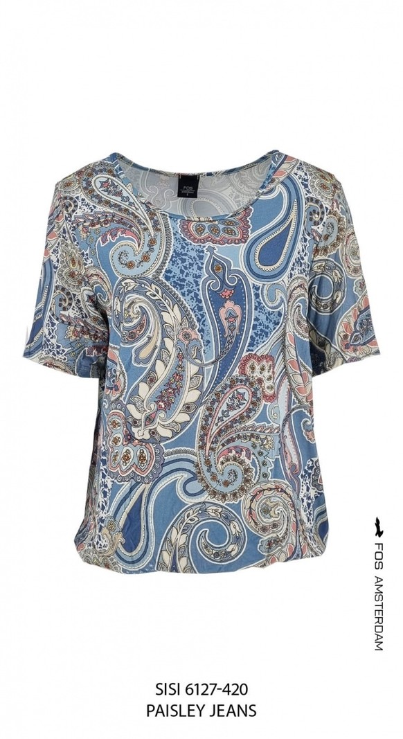 Top Sisi paisley jeans