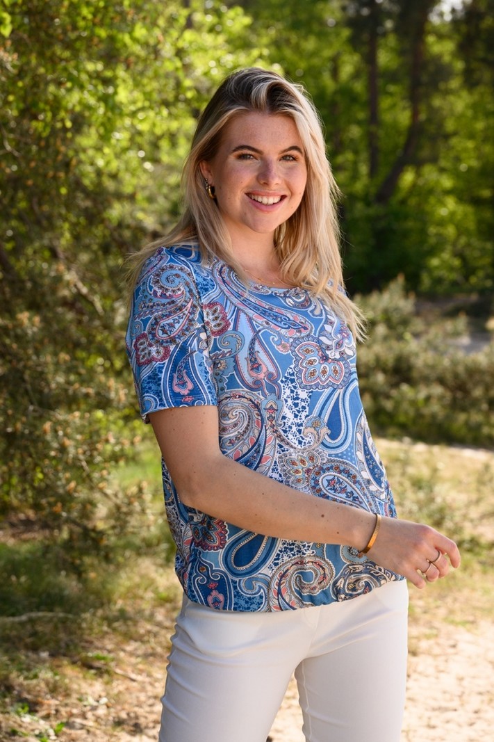 Top Sisi paisley jeans