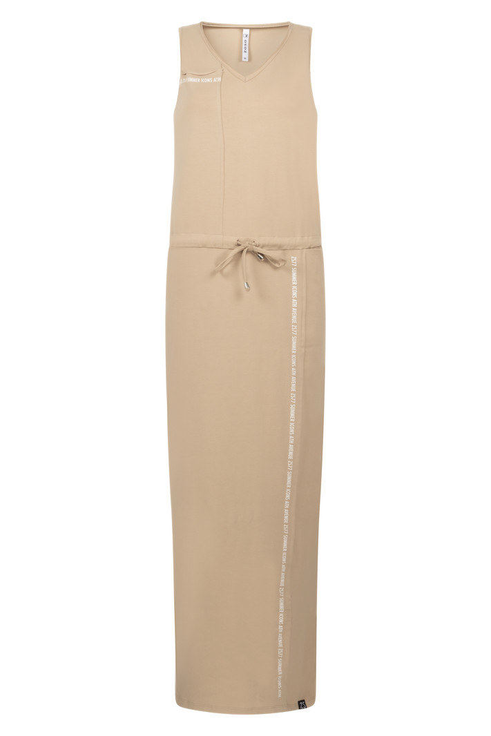 Jurk 223 Kaira sporty long sand